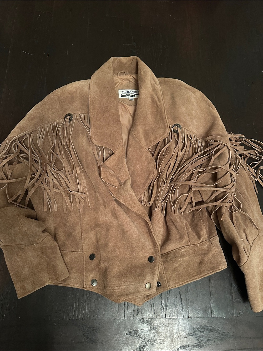VINTAGE SUEDE WESTERN FRINGE JACKET